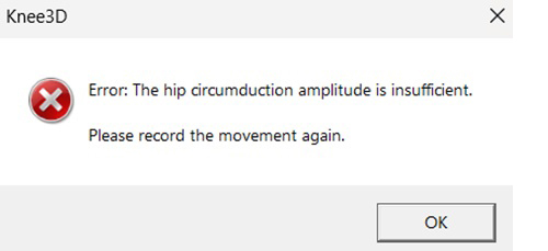 Error insuffcient amplitude HJC Error insuffcient amplitude HJC