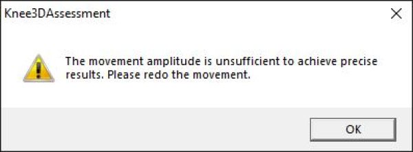 Error-Movement Amplitude Insufficient Error-Movement Amplitude Insufficient
