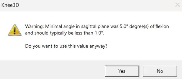 Warning Sagittal Plane