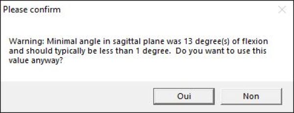 Warning-Sagittal Plane